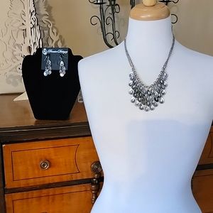 Premiere design Crystal Falls necklace and earrings